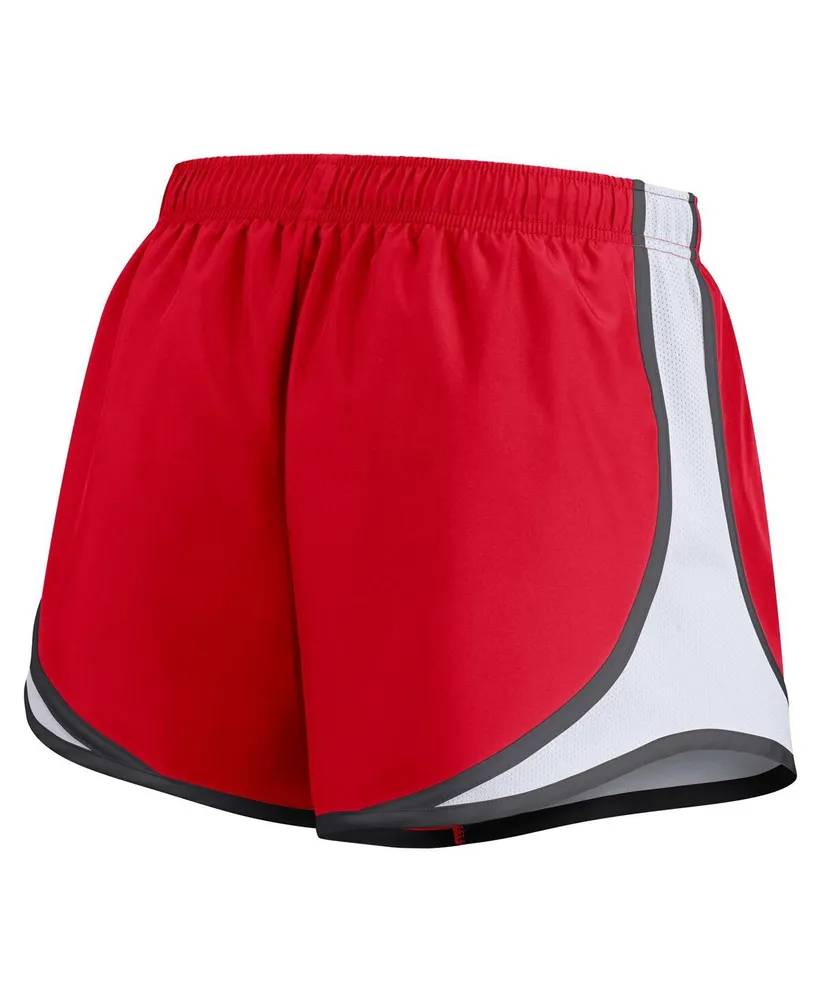 Women's Nike Red Kansas City Chiefs Plus Size Tempo Shorts