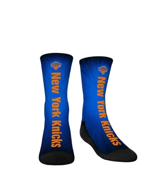 Youth Boys and Girls Rock 'Em Socks New York Knicks Mascot Pump Up Crew Socks