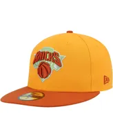 Men's New Era Gold, Rust York Knicks 59FIFTY Fitted Hat