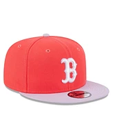 Men's New Era Red, Purple Boston Red Sox Spring Basic Two-Tone 9FIFTY Snapback Hat