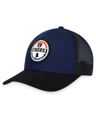 Men's Top of the World Navy Auburn Tigers Trey Trucker Adjustable Hat