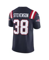 Men's Nike Rhamondre Stevenson Navy New England Patriots Vapor F.u.s.e. Limited Jersey