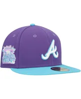 Men's New Era Purple Atlanta Braves Vice 59FIFTY Fitted Hat