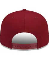 Men's New Era Burgundy Washington Commanders Word 9FIFTY Snapback Hat