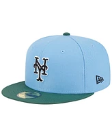 Men's New Era Sky Blue, Cilantro New York Mets 1986 World Series 59FIFTY Fitted Hat