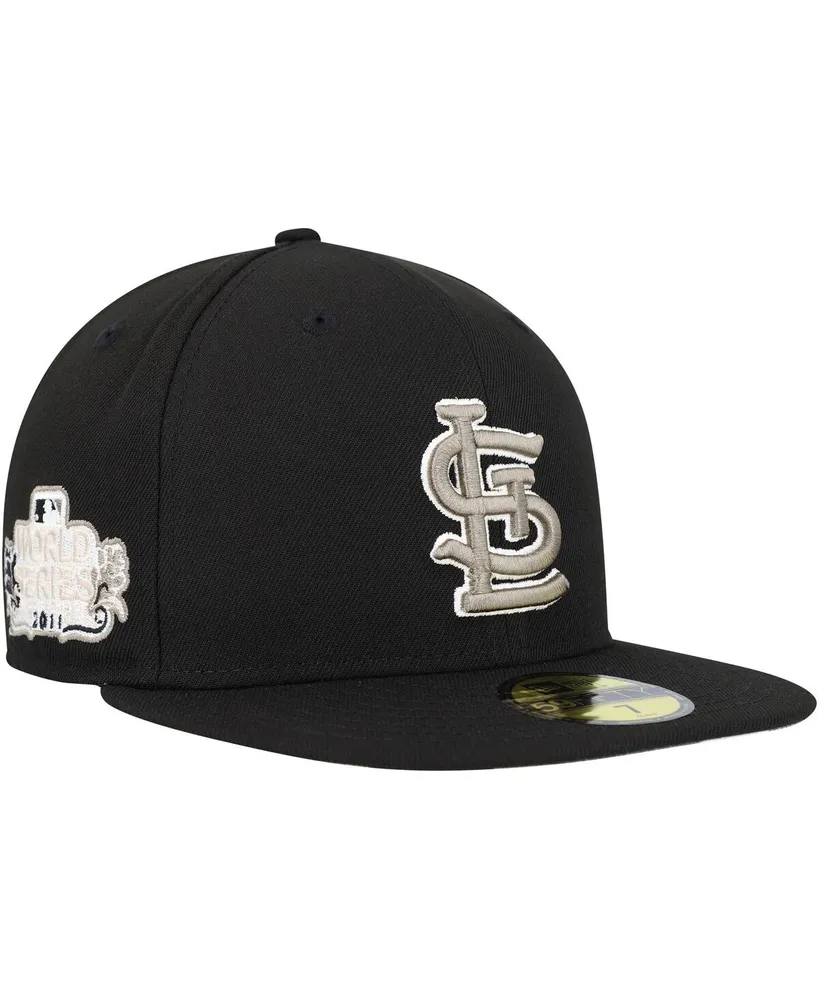 Men's New Era Black St. Louis Cardinals Neon 59FIFTY Fitted Hat