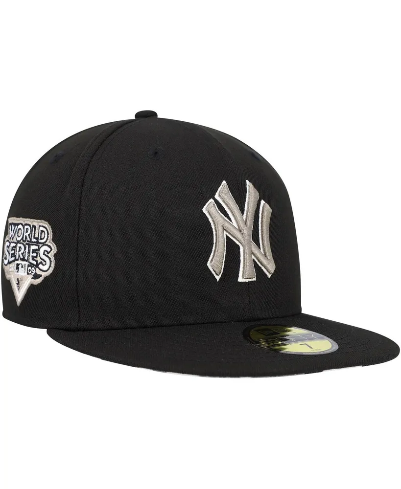 Men's New Era Black York Yankees Chrome Camo Undervisor 59FIFTY Fitted Hat