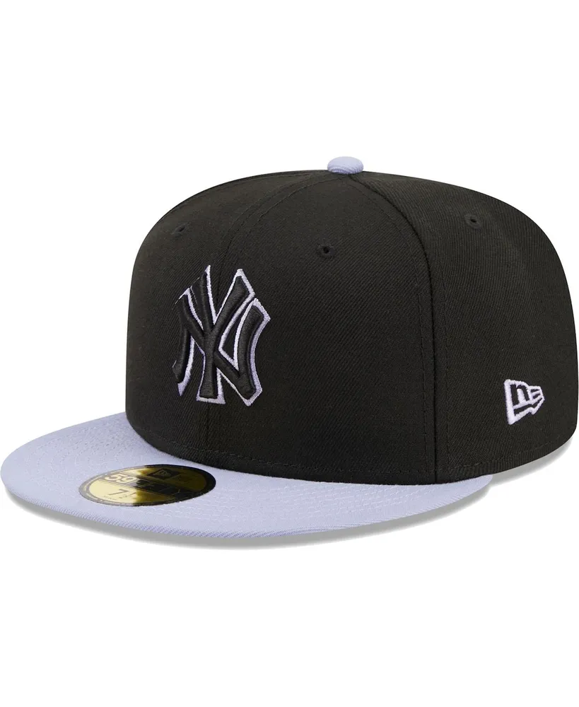 Men's New Era Black York Yankees Side Patch 59FIFTY Fitted Hat