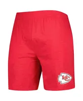 Men's Concepts Sport Red, White Kansas City Chiefs Downfield T-shirt and Shorts Sleep Set