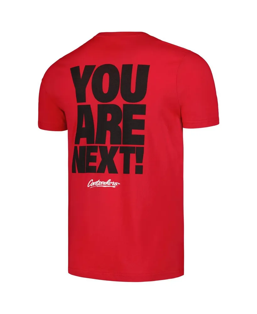 Men's Contenders Clothing Red Bloodsport You Are Next T-shirt