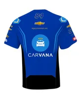 Men's Legacy Motor Club Team Collection Blue Jimmie Johnson Carvana Sublimated Uniform T-shirt