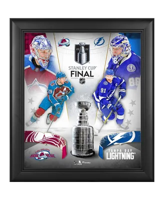 Fanatics Authentic Tampa Bay Lightning vs. Colorado Avalanche 2022 Stanley Cup Final 15'' x 17'' Matchup Framed Collage