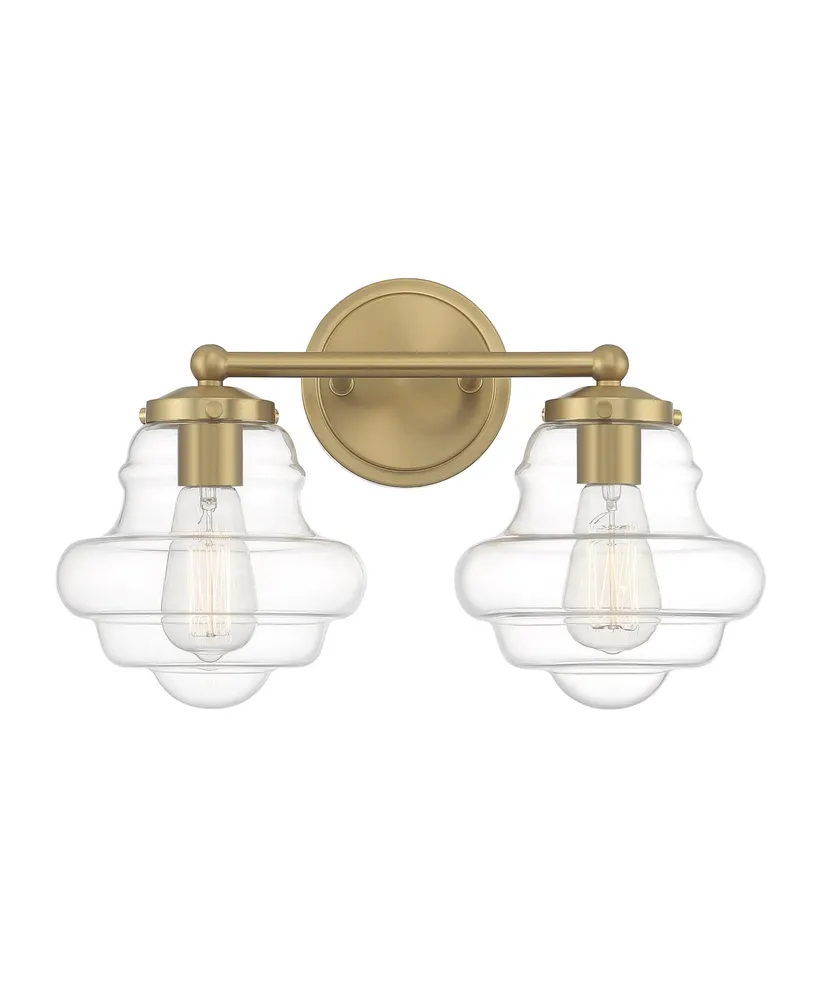 Trade Winds Lighting Trade Winds Jordan -Light Bathroom Vanity Light in Natural Brass