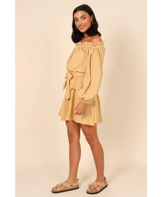 Petal and Pup Women's Callie Off Shoulder Mini Dress