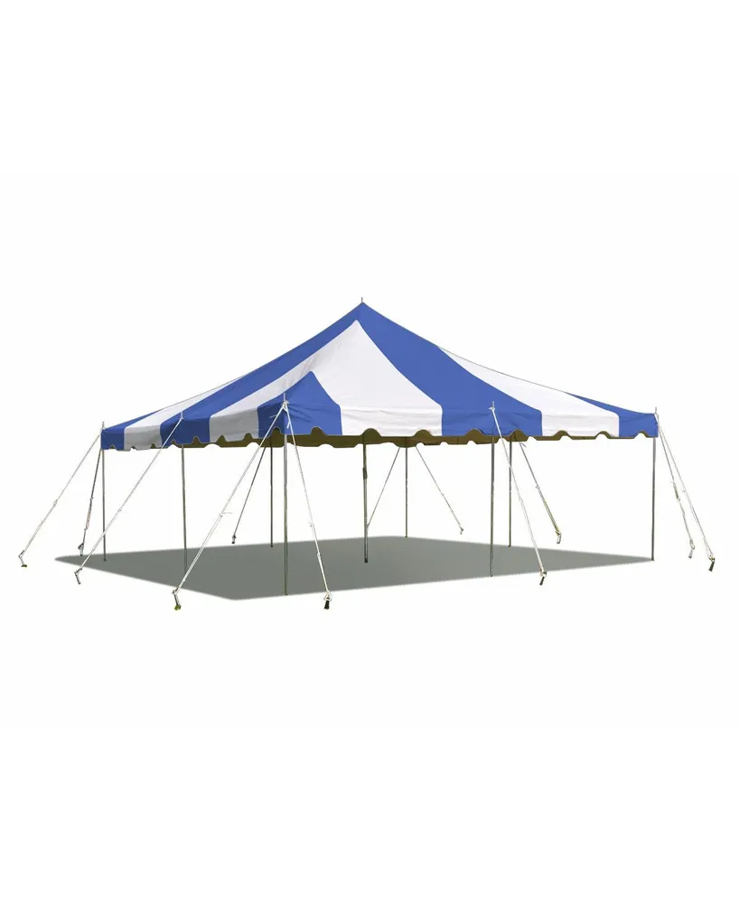 Party Tents Direct 20'x20' Weekender Standard Canopy Pole Tent - Easy Up With 80 Person Capacity