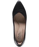 Clarks Women's Kataleyna Rose Mixed-Media Comfort Pumps