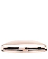 Nina Mirror Metallic Minaudiere Clutch