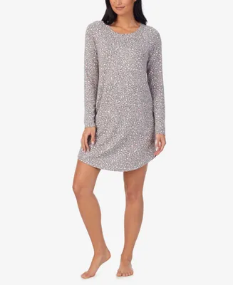 Cuddl Duds Women's Long Sleeve Sleepshirt Nightgown