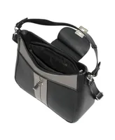 Nicci Ladies' Shoulder Bag with Color Block Design