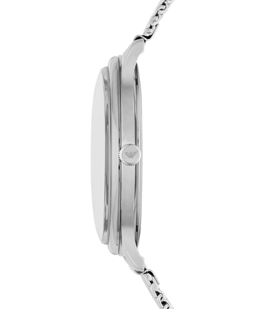 Emporio Armani Men's Stainless Steel Mesh Bracelet 42mm