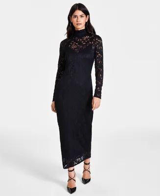 Bar Iii Women's Lace Bodycon Dress, Created for Macy's