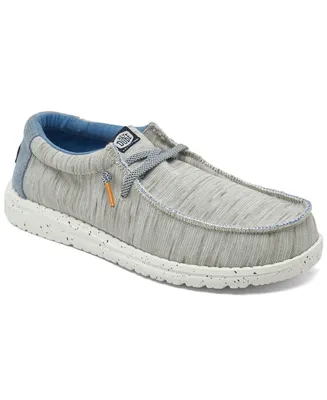Hey Dude Little Kids Wally Jersey Casual Moccasin Sneakers from Finish Line