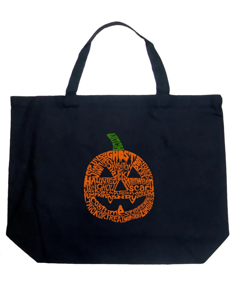 Pumpkin - Large Word Art Tote Bag