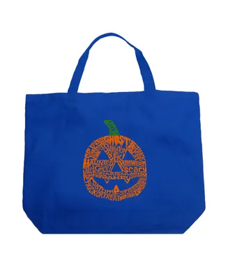 Pumpkin - Large Word Art Tote Bag