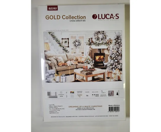 Luca-S Winter Toys JK034L Counted Cross-Stitch Kit