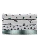 Nautica Printed Flannel Sheet Sets