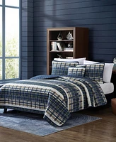 Closeout! Nautica Marina Cove Cotton Reversible Piece Quilt Set