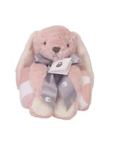 Bedtime Originals Pink Plush Bunny & Hearts Baby Blanket Gift Set