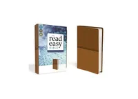 Niv, ReadEasy Bible, Large Print, Leathersoft, Tan, Red Letter by Zondervan
