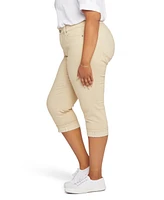 Nydj Plus Marilyn Straight Crop Cuff Jeans
