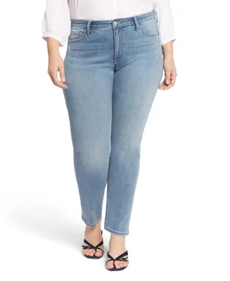 Nydj Plus Le Silhouette Sheri Slim Jeans