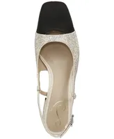 Sam Edelman Women's Tarra Glitz Slip-On Slingback Pumps