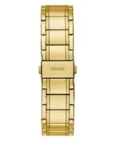 Guess Men's Analog Gold-Tone Stainless Steel Watch 44mm - Gold