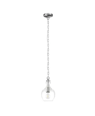 Hudson & Canal Verona 7" Glass Shade Wide Pendant