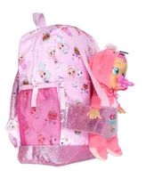 Cry Babies Magic Tears Characters Baby Doll Carrier Dual Compartment Backpack