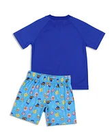 Bubble Guppies Toddler Boys Nickelodeon Character Sleep Pajama Set