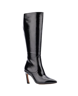 New York & Company Women's Krystelle- Pointy Knee High Tall Boots