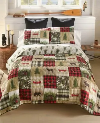 Donna Sharp Cedar Lodge Reversible Quilt Set Collection