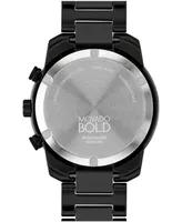 Movado Men's Bold Verso Swiss Quartz Chrono Ceramic Watch 44mm