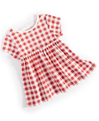 First Impressions Baby Girls Gingham Tunic, Created for Macy's