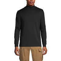 Lands' End Men's Cotton Supima Mock Turtleneck