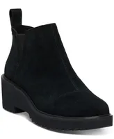 Toms Women's Maude Side Zip Wedge Booties