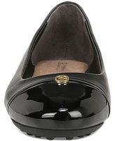 Giani Bernini Women's Agnness Memory Foam Cap Toe Ballet Flats, Created for Macy's