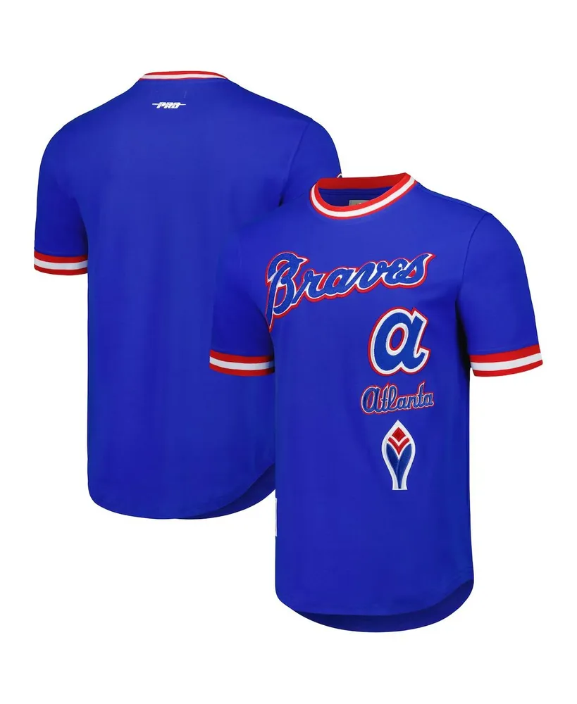 Men's Pro Standard Royal Atlanta Braves Cooperstown Collection Retro Classic T-shirt