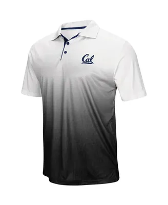 Men's Colosseum Gray Cal Bears Magic Team Logo Polo Shirt