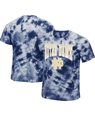 Men's Colosseum Navy Notre Dame Fighting Irish Pickford Tie-Dye T-shirt